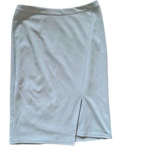 Lt. Gray Pencil Skirt Sz. Med
